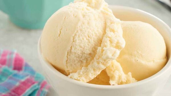 this vanilla ice cream is exceptional creamy and rich in flavor. 6