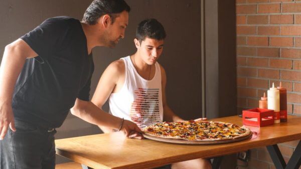Gold coin for finishing pizza challenge 4
